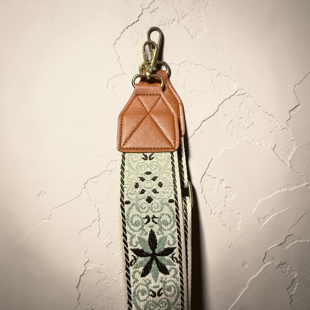 Adjustable Boho 2” Wide Guitar Strap Purse Strap Replacement New NWOT